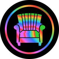 Single Sofa Vector Icon