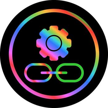 Link Setting Vector Icon