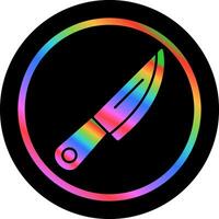 icono de vector de cuchillo