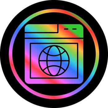 Web Browser Vector Icon