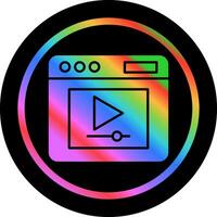 Video Player Vector Icon