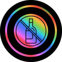 No Alcohol Vector Icon