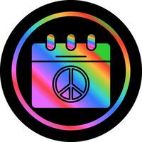 Peace Calendar Vector Icon