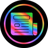 News Paper Vector Icon