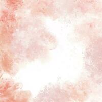 hand painted pastel pink watercolour background vector