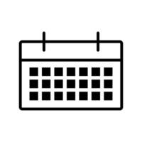 Simple calendar icon. Schedule. Planning table. Vector. vector