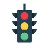 Vertical traffic light. Stop light. Vector. vector