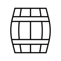 Simple barrel icon. Container. Vector. vector
