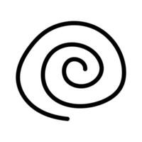 Round spiral icon. Confusion icon. Vector. vector