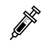 Syringe icon. Medical injection. Prophylactic injection. Medical treatmenticon. Vector. vector