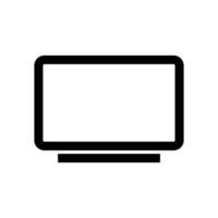 Simple standalone TV icon. Vector. vector