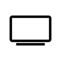 Simple standalone TV icon. Vector. vector