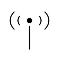 Antenna icons for radio waves. Cellular. Vector. vector