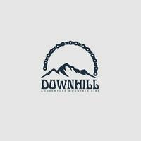 mountain bike logo vector