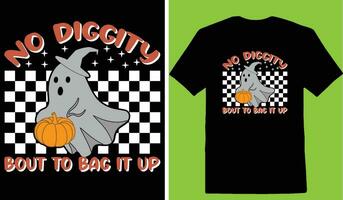 No Diggity Bout To Bag It Up T-shirt vector