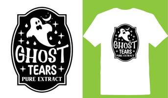 Ghost Tears Pure Extract T-shirt vector