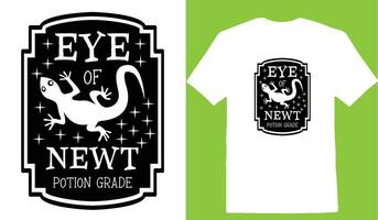 Eye Of Newt Potion Grade T-shirt vector