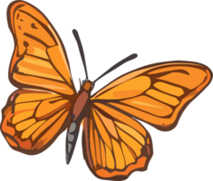 insecto sinfonía evocador mariposa Arte ai generativo png