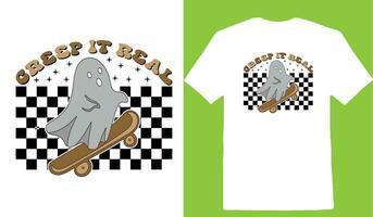 Creep It Real T-shirt vector