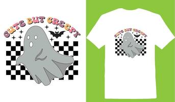Cute But Creepy T-shirt vector