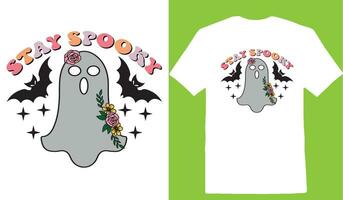 Stay Spooky T-shirt vector