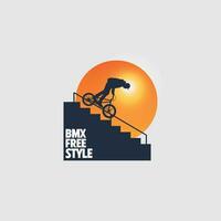 mountain bike logo vector