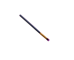 makeup brush on transparent background. Top view png