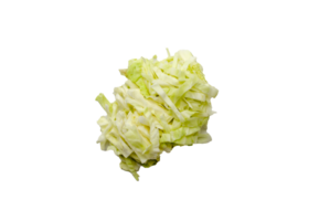 Cut fresh cabbage on transparent background png