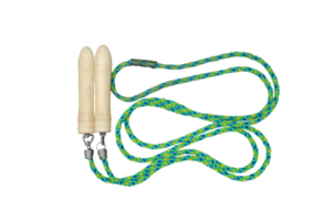 Jumping rope on transparent background, Top view, Fitness and health care concept. png