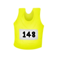 Jaune des sports chemise png