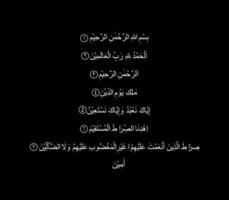 Al Fatiha or Al Fatihah, opening or opener, is the first surah of the Quran, 7 verses which are a prayer for guidance and mercy, recited in Muslim obligatory and voluntary prayers in the Sholat. vector