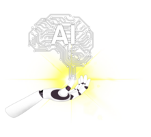 Artificial intelligence is intelligence demonstrated by machines, artificial intelligence systems are powered by machine learning, AI's brain, Wired brain illustration of artificial intelligence png