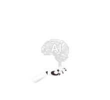 Artificial intelligence is intelligence demonstrated by machines, artificial intelligence systems are powered by machine learning, AI's brain, Wired brain illustration of artificial intelligence png