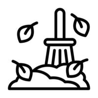 Pile of Leaf Line Icon. Perfect for Graphic Design, Mobile, UI, and Web Masterpieces vector