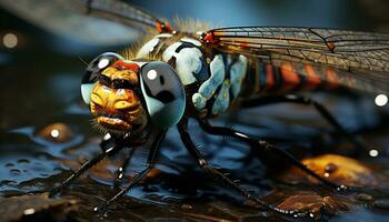 Animal insect nature macro animal eye animals in the wild generated by AI photo