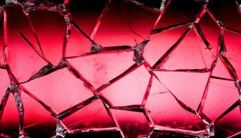 Broken glass texture background. Fragility and violence concept. photo