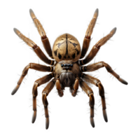 Spinne isoliert auf transparent Hintergrund ,Vogelspinnen isoliert Schnitt aus ,generativ ai png