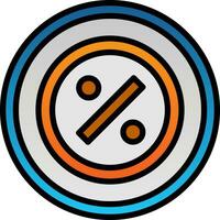 Percentage Vector Icon Design