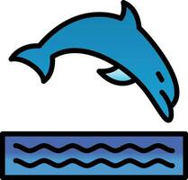 Dolphin Vector Icon Design