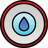 gota de agua vector icono diseño