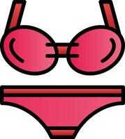 Bikini Vector Icon Design