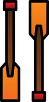 Paddles Vector Icon Design