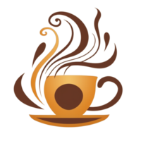 café logo ai génératif png