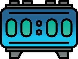 Digital Alarm Vector Icon Design
