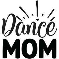 dance mom design vector