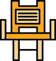 Baby Chair Vector Icon Design