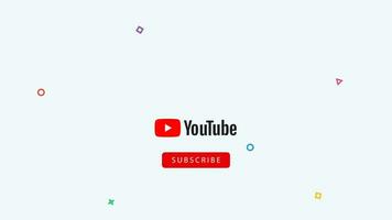 Youtube comme et Ne pas aimer promo vert écran animation video