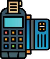 Pos Terminal Vector Icon Design