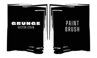 Vector Black grunge frame hand drawn in brush sale banner vector Ink Stroke Set background