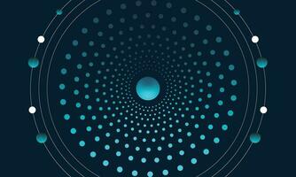 Abstract dot bubble halftone round shapes colorful gradient background design EPS vector